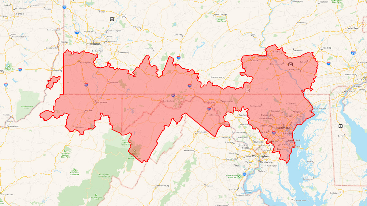 EMR Baltimore Branch Region