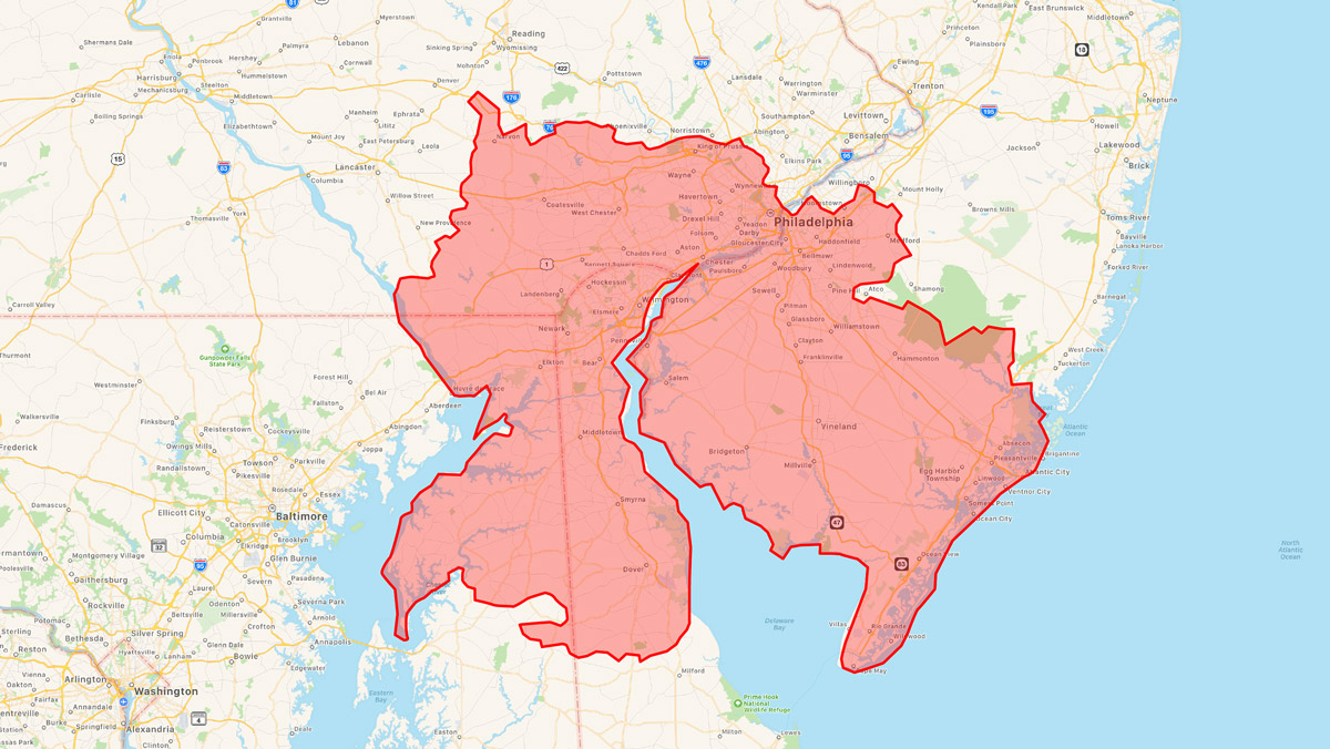 EMR Delaware Valley Branch Region