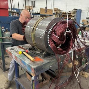 Inside the Shop: Rewinding a 600 HP Hermetic Motor